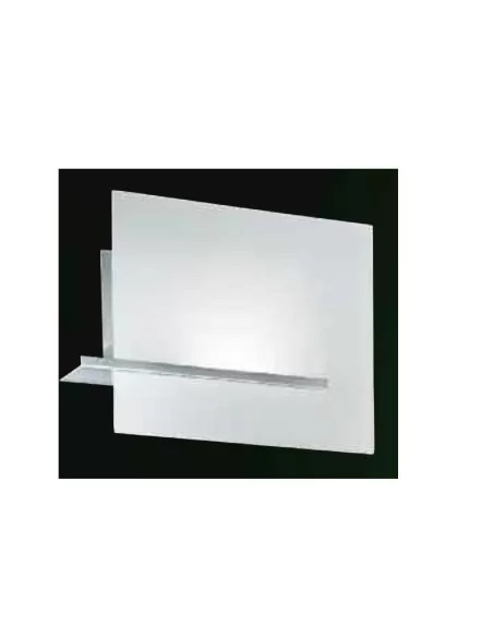 Foco metálico 42904 plata aplique 1 luz 150w